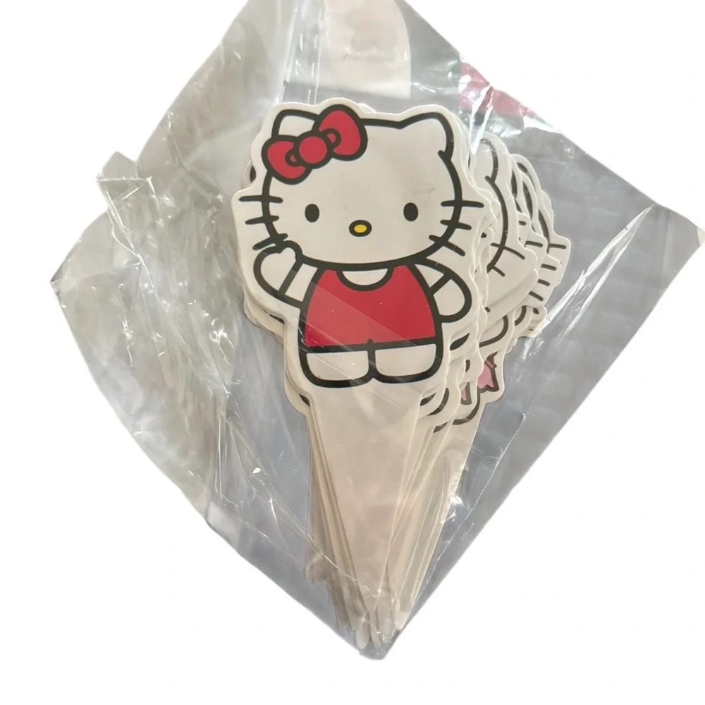 Hello Kitty Birthday Party Decorating Pack Balloons Garland Cupcake Toppers